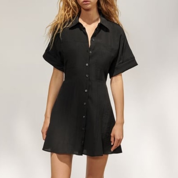Zara black mini dress - Picture 2 of 5